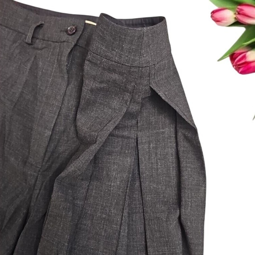 Michael Kors Linen Black Wide‎ Leg Palazzo Pants Made in Italy Size 4 ($288) - Picture 7 of 11